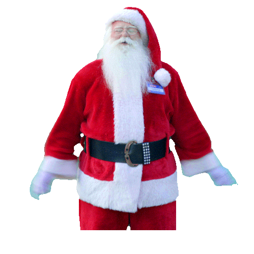 Santa Claus at A-Spa in Indianapolis